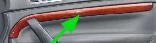 Superb 3U Mittelkonsole Verkleidung Radio Klappe Abdeckung Dekor Holz vavona Tür - Bild 7