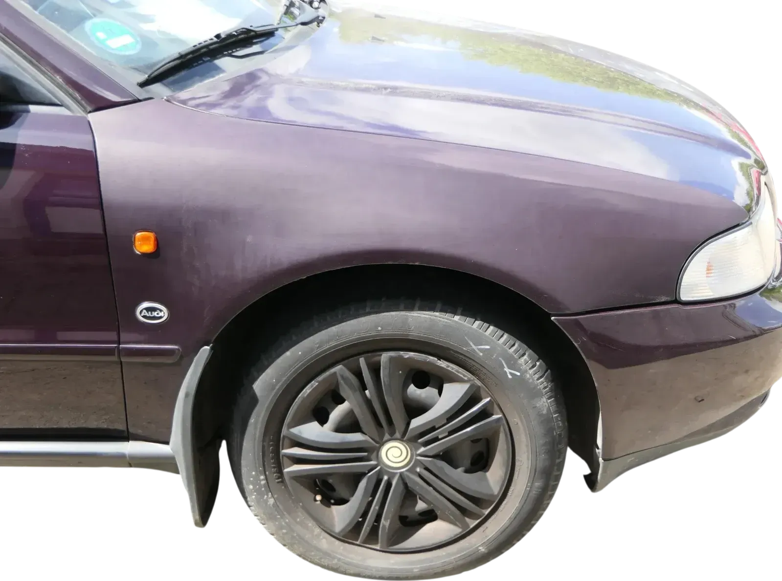 Audi A4 B5 (bis caMitte1999 Bild vergle) Kotflügel vorne rechts blau lila LY3K - Bild 1