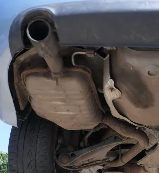 Audi A4 8E B7 Auspuff Endschalldämpfer Endtopf ALT Benziner - Bild 2