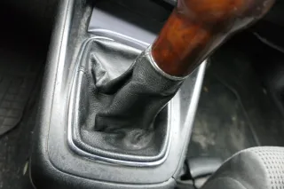 Golf 4 Bora Schaltknauf Schaltsack schwarz TDI Holz Dekor klein - Bild 2