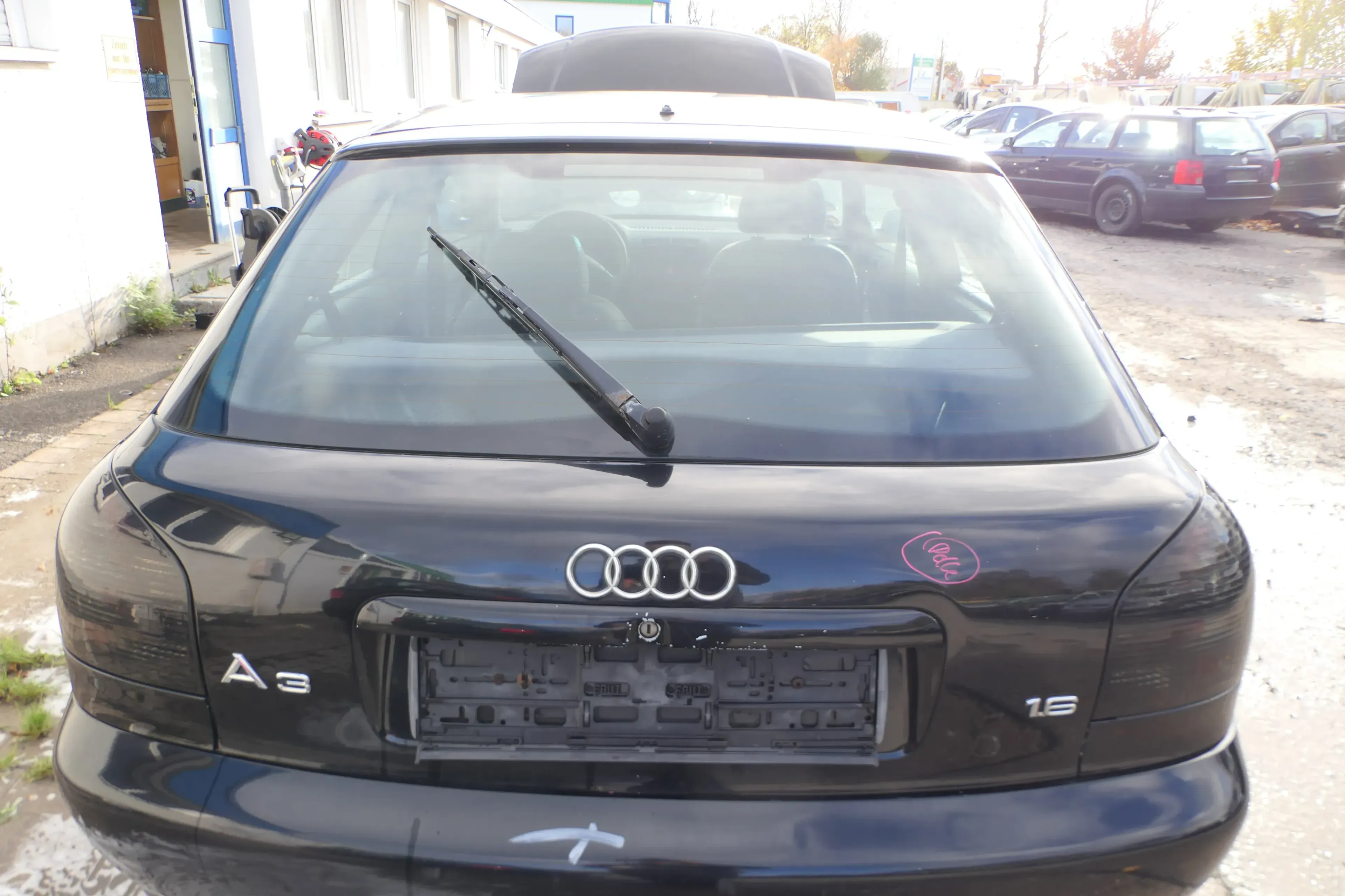 2x A3 8L Rücklicht hinten rechts und links Tuning Rückleuchten schwarz Depo - Bild 1
