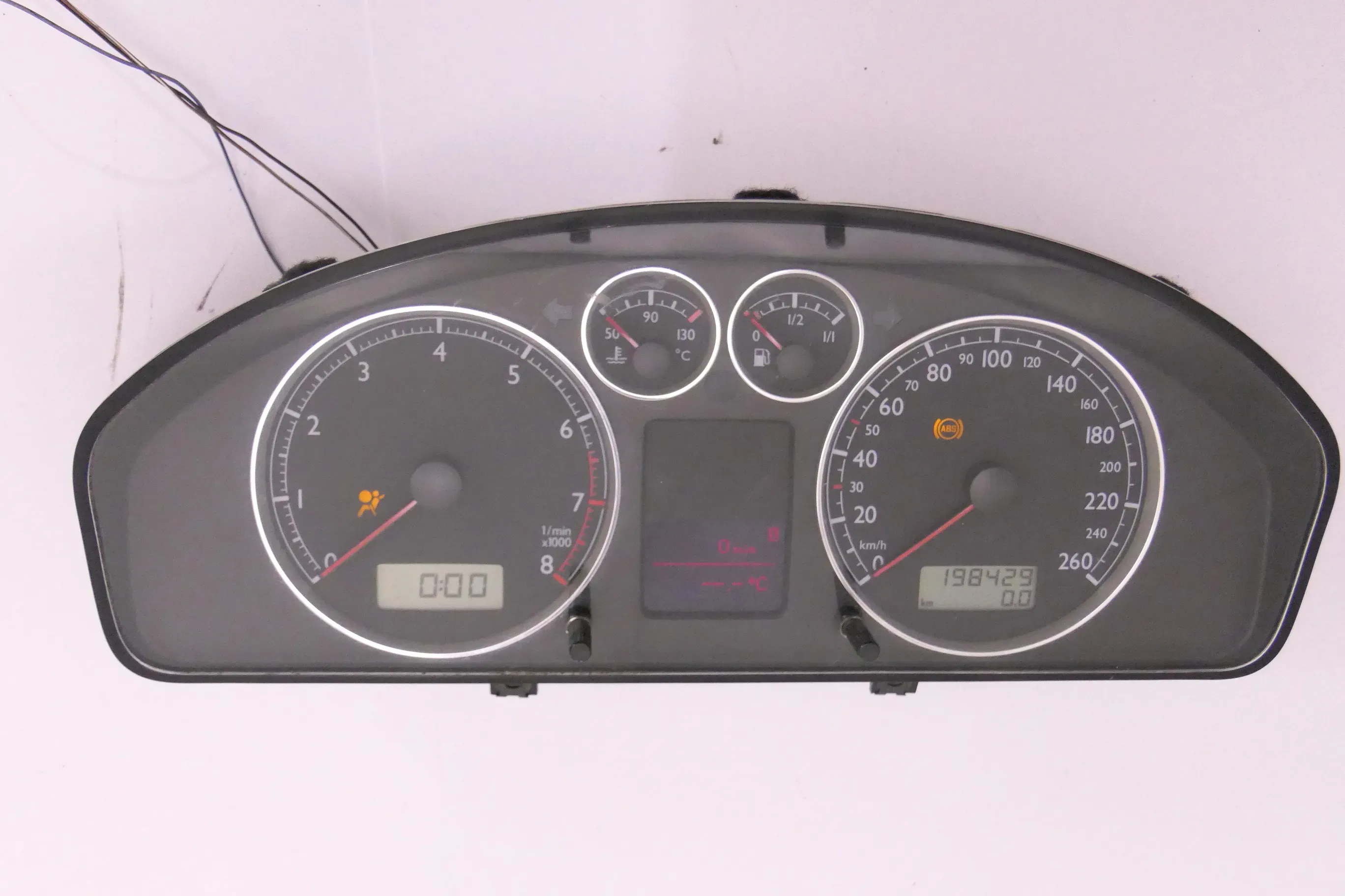 VW Sharan 7M Tacho Tachometer Kombiinstrument 198.000km 7M3920820E Benziner - Bild 1