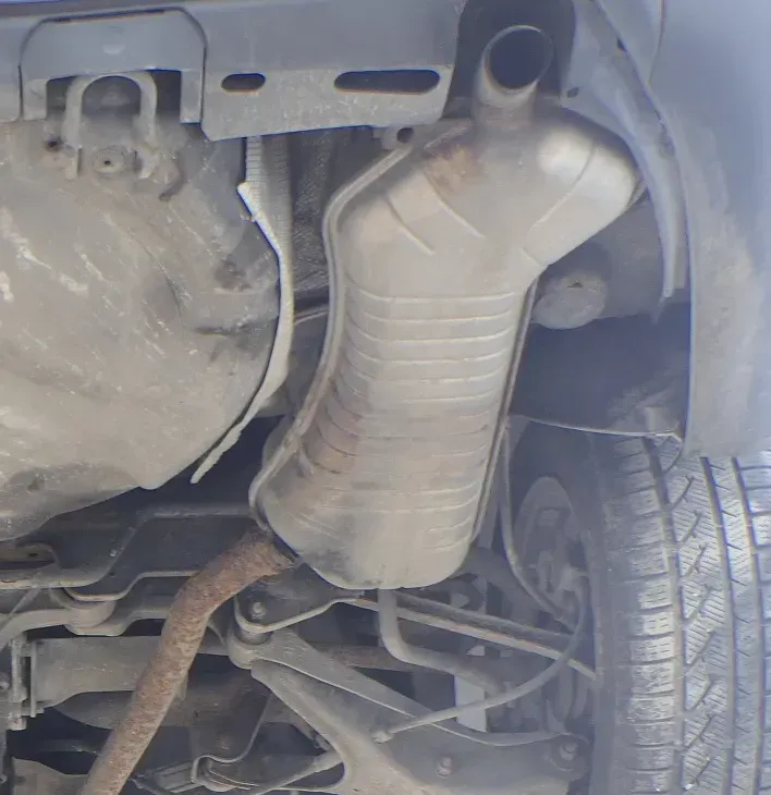 Audi A6 4B Quattro Auspuff Endschalldämpfer hinten rechts 4B0253609P ALF ARJ AGA - Bild 1