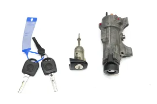 VW Passat 3BG 3B Schloßsystem 1x Türschloß links 2x Schlüssel Schloß Zündschloß - Bild 1