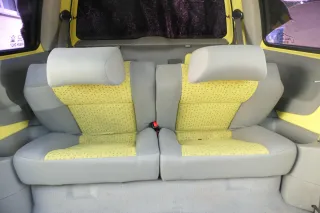 VW Lupo Seat Arosa Sitz Rückbank Sitzfläche für Kopfstützen gelb grau - Bild 3