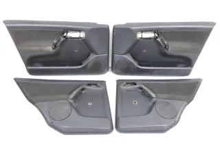 4x Golf 3 1H Türverkleidung Verkleidung Tür vorne links+rechts schwarz 4/5-Türer - Bild 1
