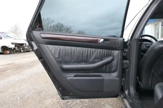 1x Audi A6 4B Türverkleidung Verkleidung Tür hinten links Leder onyx - Bild 1