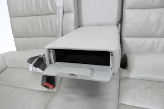 Audi A6 4B Avant Kombi Rückbank Rücksitzbank Sitz Rücksitz Leder grau - Bild 5