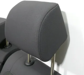 VW Golf 5 V Kopfstütze hinten rechts oder links anthrazit dunkel Nähte - Bild 1