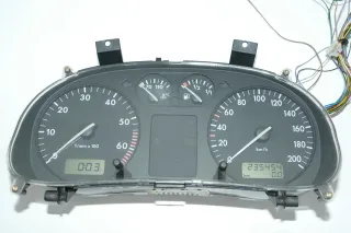 VW Polo 6N Tacho Tachometer Kombiinstrument 235.000km 6N0919860T 6N0919860R - Bild 1