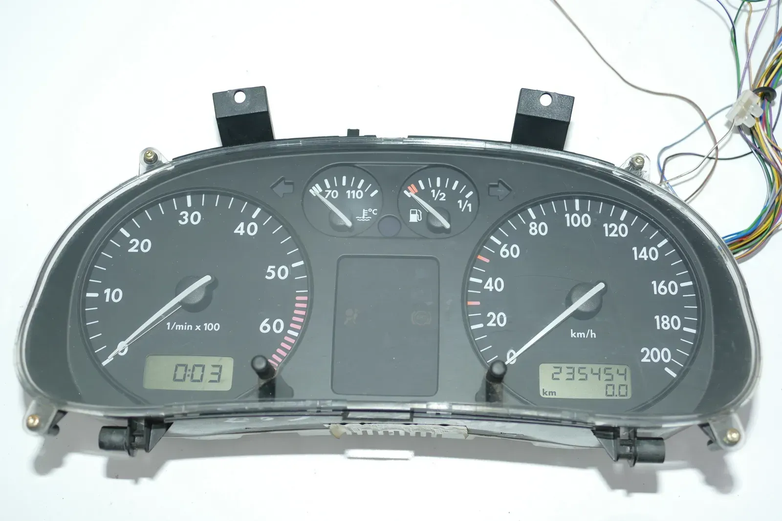 VW Polo 6N Tacho Tachometer Kombiinstrument 235.000km 6N0919860T 6N0919860R - Bild 1