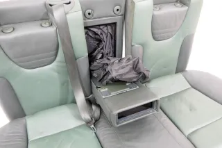A6 4B Avant Kombi Rückbank Rücksitzbank Sitz Rücksitz 3 Punkt Leder grün Recaro - Bild 2