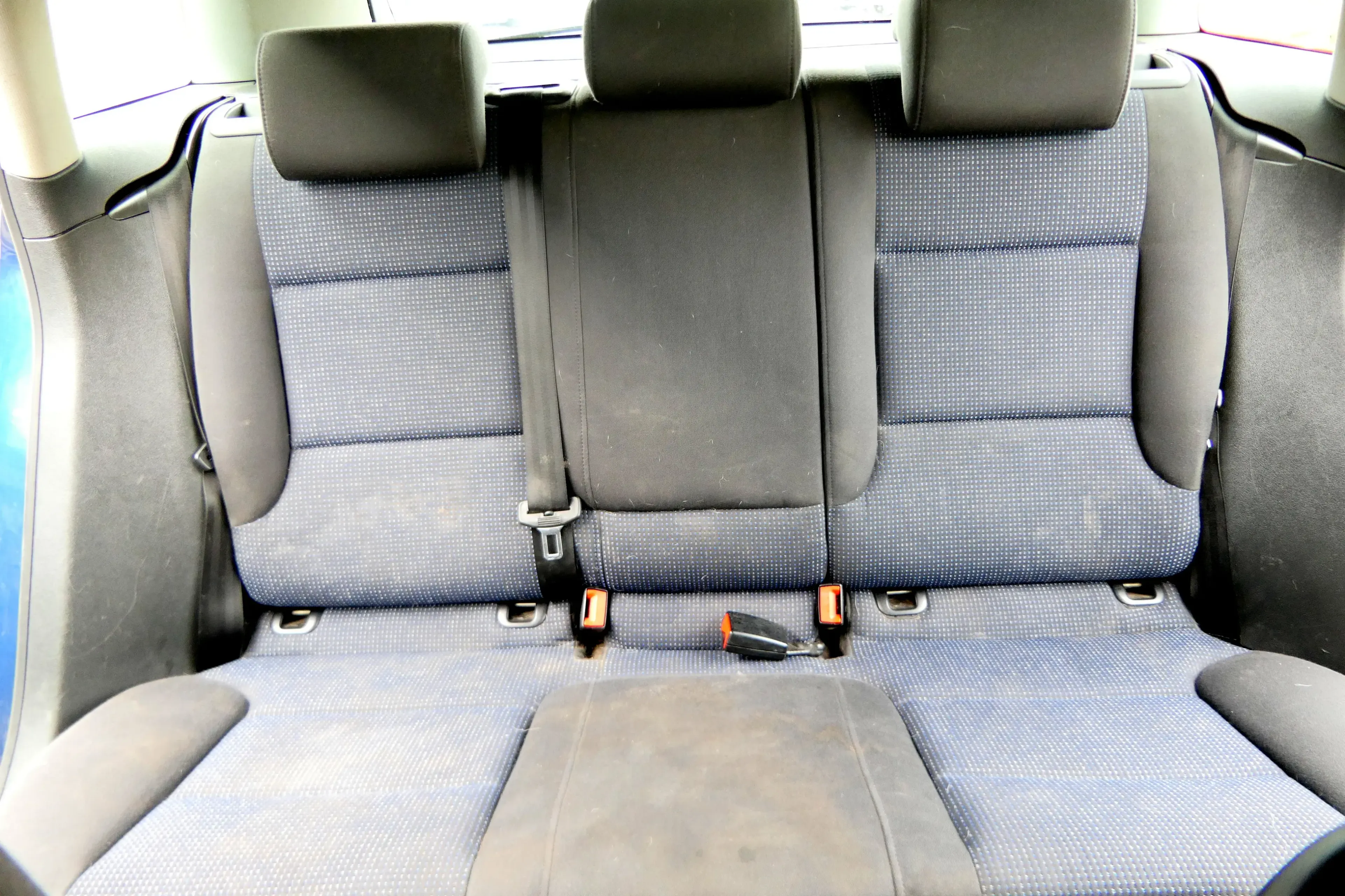 A3 8P Sitz Rückbank Rücksitzbank 4/5-Türer 3-Punkt-Gurt Sportback blau schwarz - Bild 1