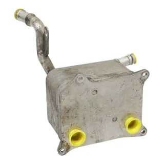 Audi A6 4F Ölkühler Halter Kühlker Öl 079117015A BVJ 4,2 8 Zylinder ## - Bild 4