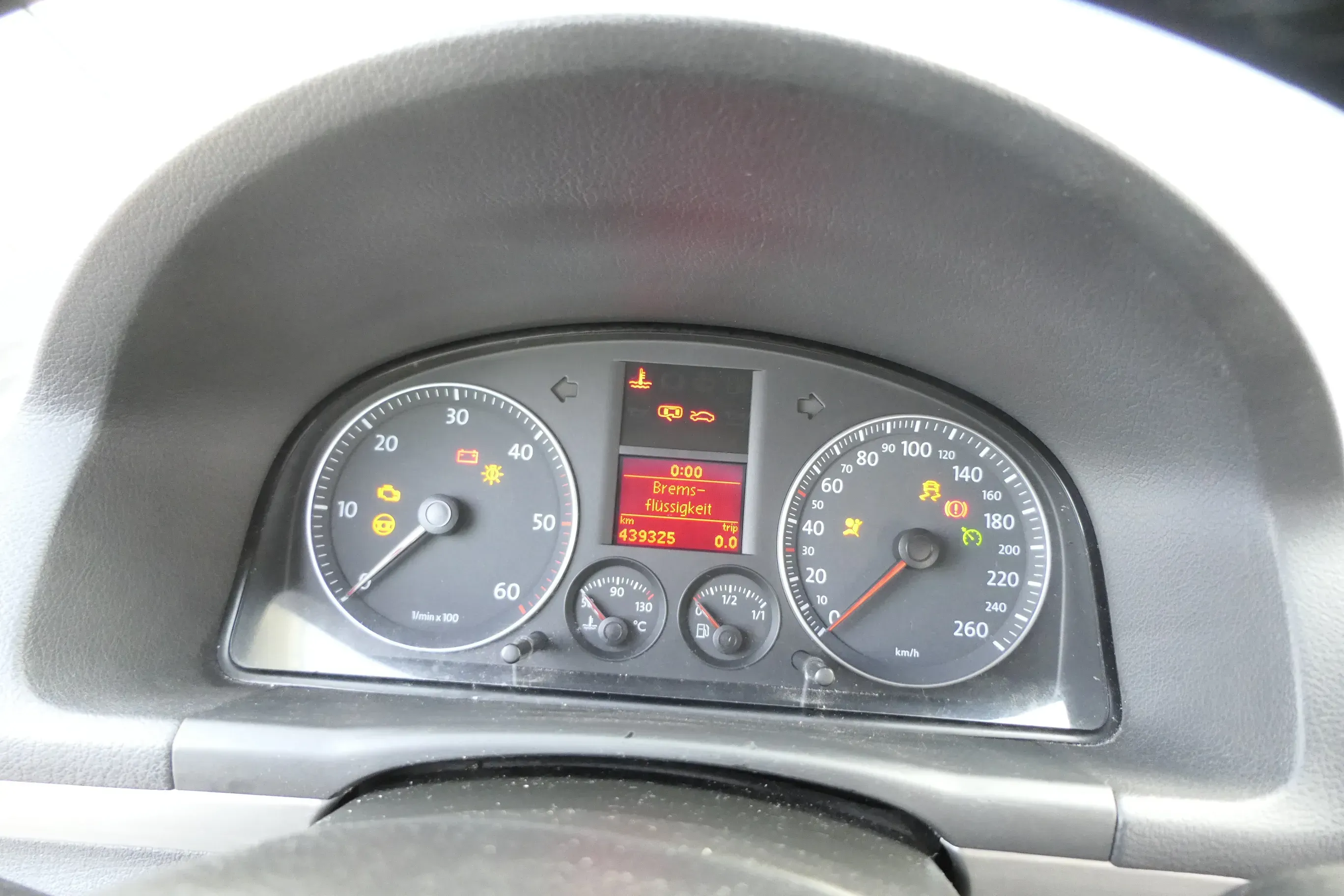VW Touran Caddy 2K Tacho Tachometer Kombiinstrument 439.000km 1T0920860G TDI - Bild 1