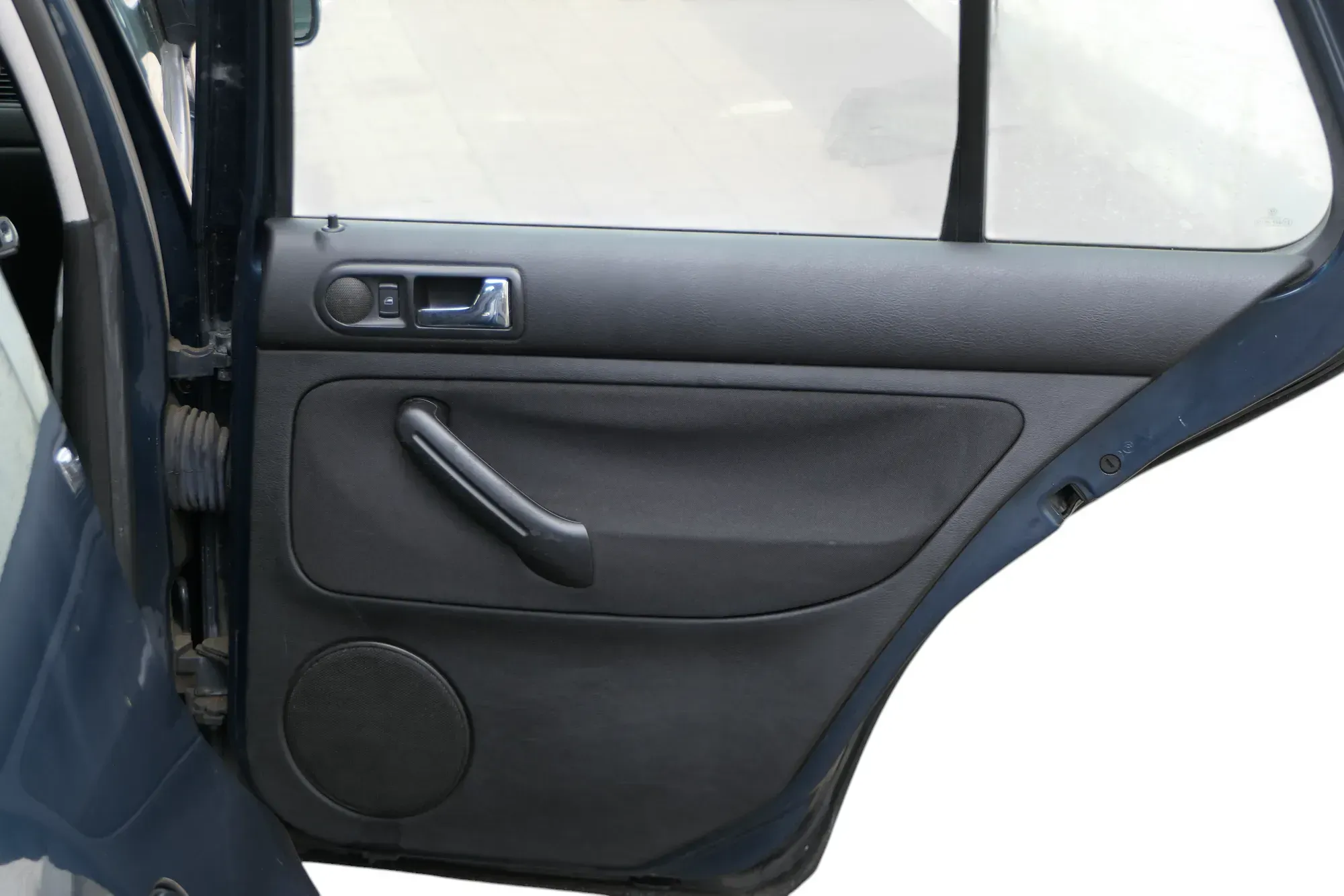 1x VW Golf 4 1J Limousine Türverkleidung Verkleidung Tür hinten rechts schwarz - Bild 1