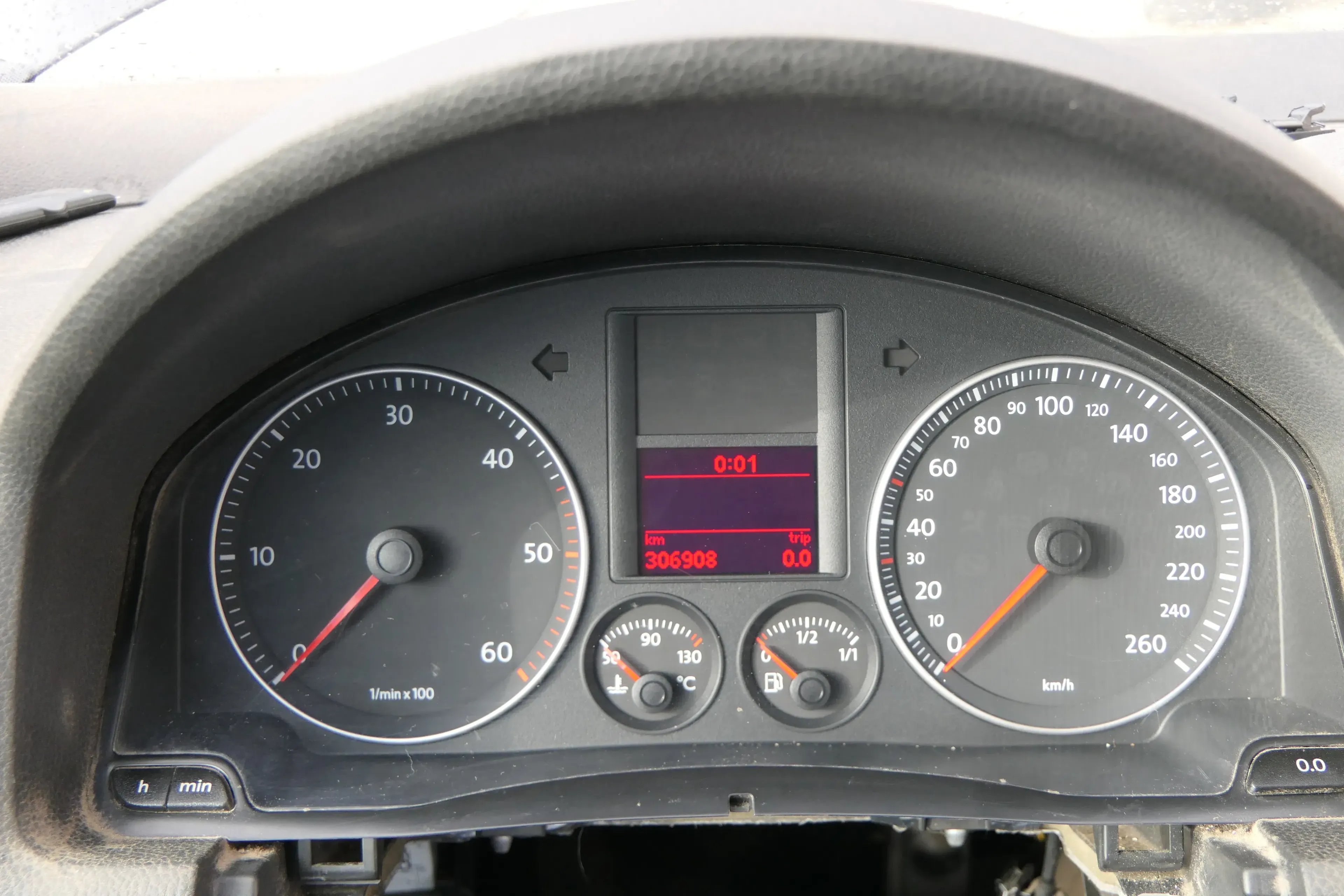 VW Golf 5 Kombi Jetta Tacho Kombiinstrument 1k0920864B 1.9 TDI 306.000 km - Bild 1