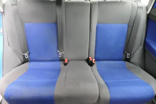 VW Polo 9N 9N3 Sitz Rückbank Sitzfläche Sitze 3 Punkt Gurt hinten blau OHNEKopf - Bild 4