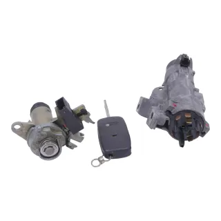 Audi A4 B6 8E 8H Cabrio Schloßsystem 1x Schlüssel Schloß Zündschloß Heckschloß - Bild 2