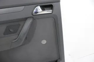 VW Touran 1x Türverkleidung Verkleidung Tür hinten links anthrazit schwarz Kurbe - Bild 5