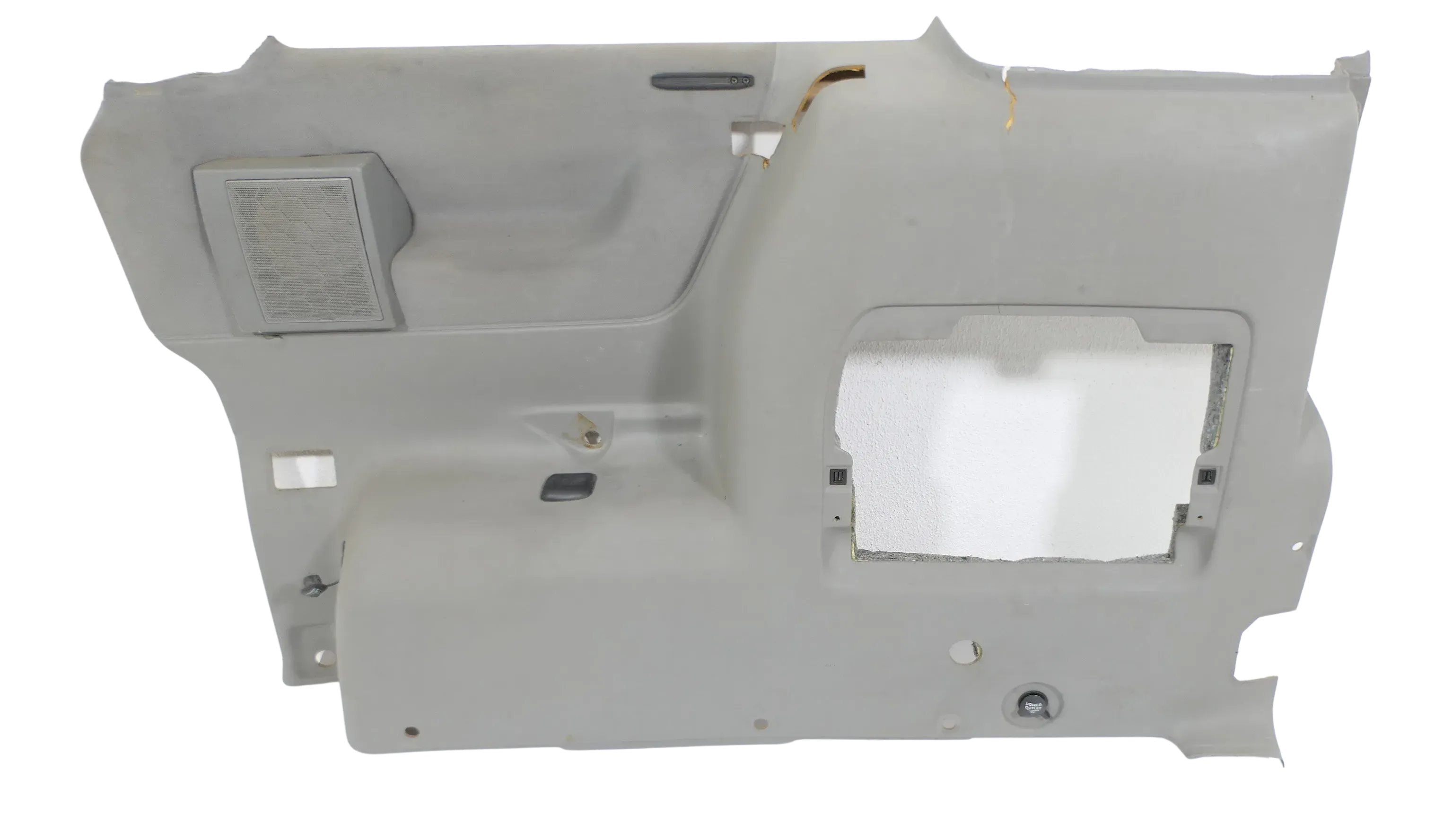 VW T4 Verkleidung Abdeckung Seite hinten rechts grau 7D0867036D Caravelle - Bild 1