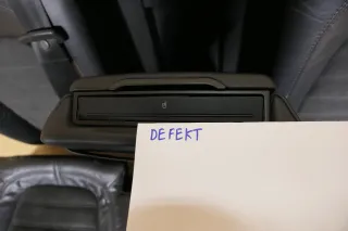 VW Passat 3C Kombi Sitz Rückbank Rücksitzbank Sitze Leder schwarz Lehne - Bild 2
