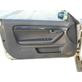 A4 8H Cabrio 8E B6 B7 1x Türverkleidung Verkleidung Tür vorne links Leder Perla - Bild 1