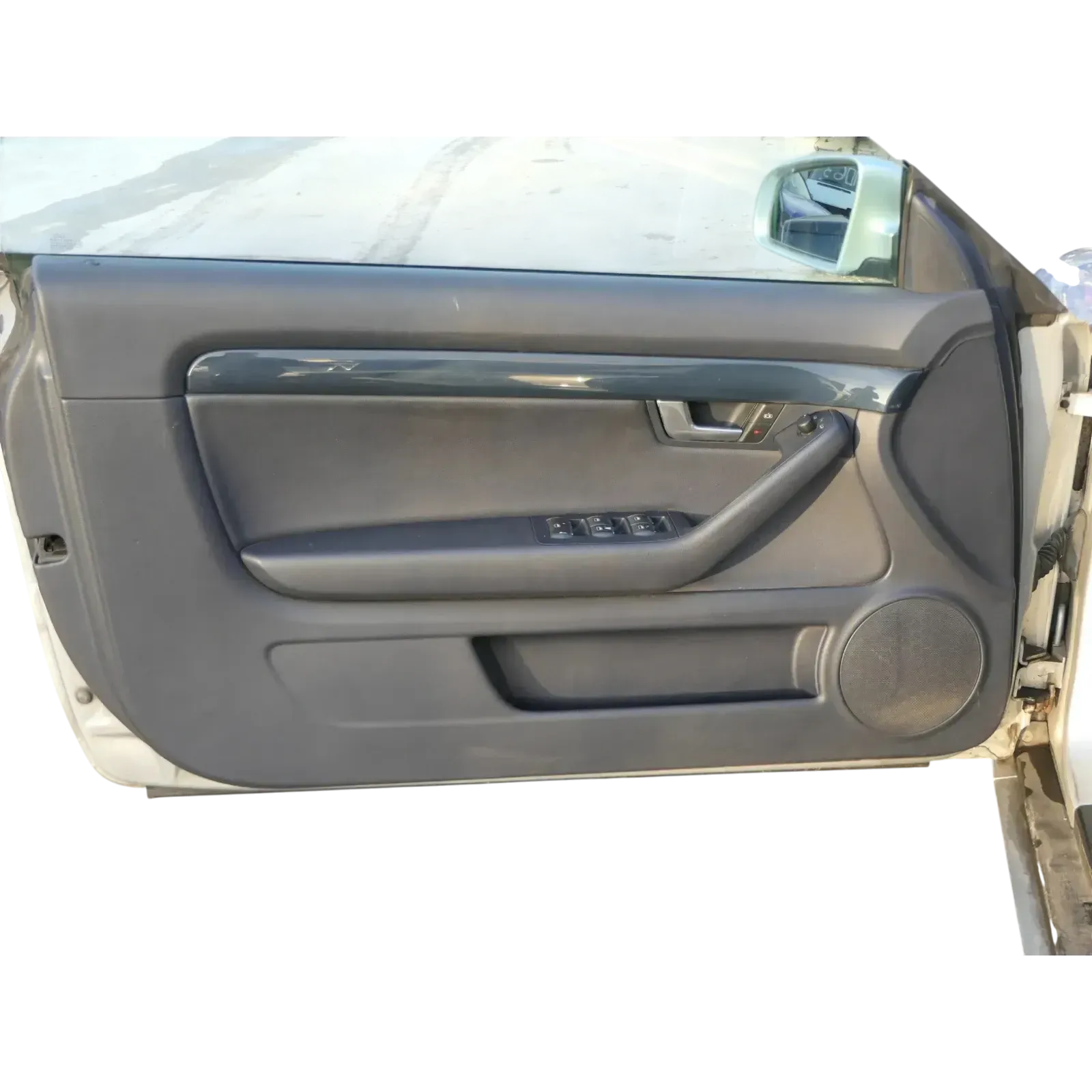 A4 8H Cabrio 8E B6 B7 1x Türverkleidung Verkleidung Tür vorne links Leder Perla - Bild 1