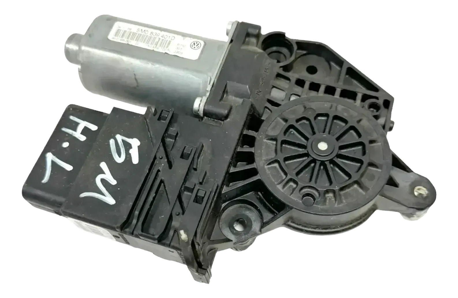 VW Golf 5 Plus 5M ektrischer Fensterheber Motor hinten links 1K0959703AL - Bild 1