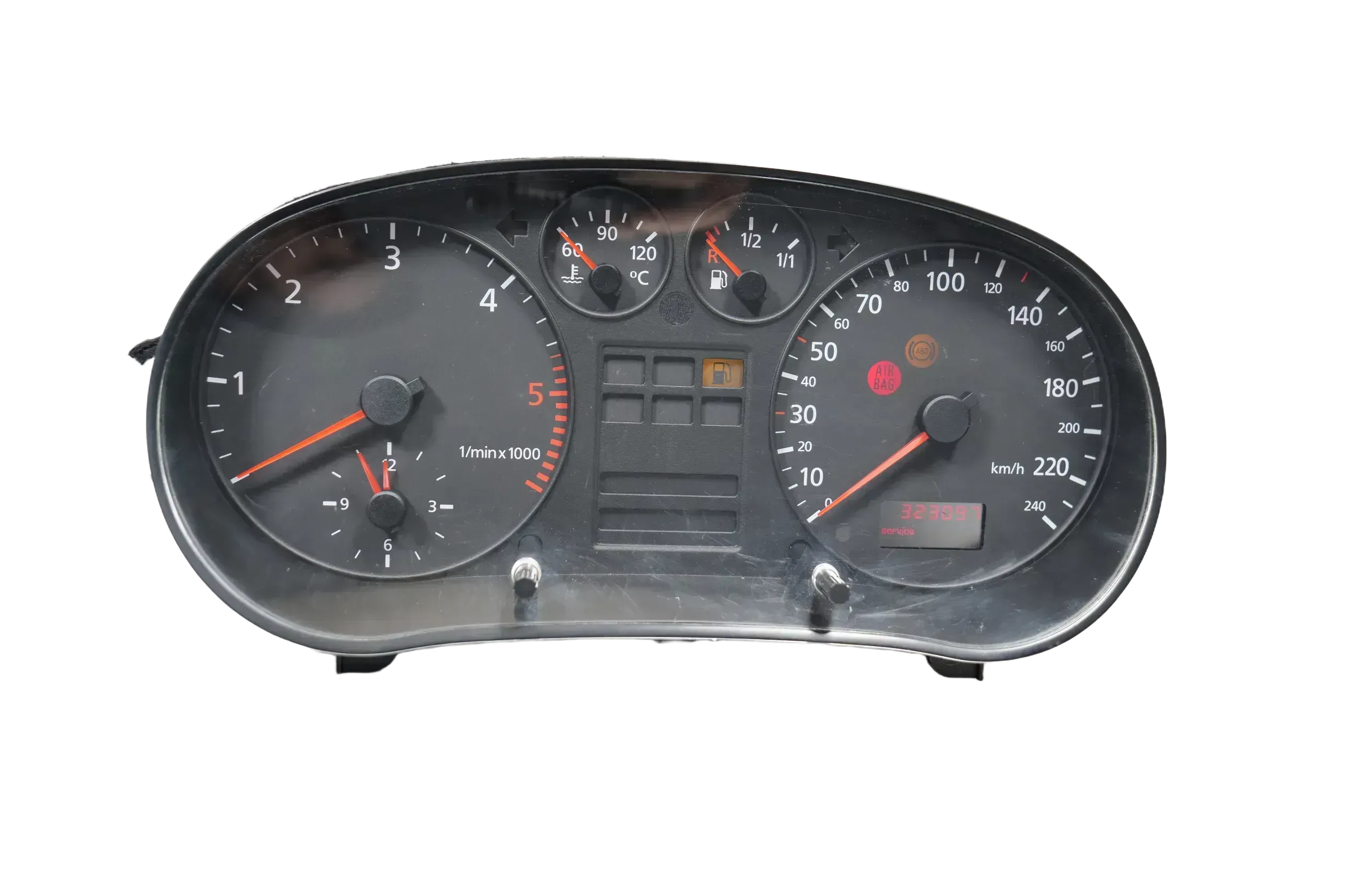 Audi A3 8L Tacho Tachometer Kombiinstrument 8L0919860D 323.000km TDI Diesel - Bild 1