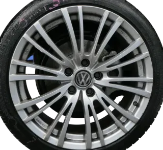 1x Golf 5 Passat Alufelge Alu OZ 19166502 8J x 18 H2 ET35 LK112 Tuning Passion H - Bild 1
