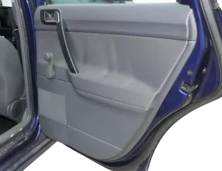 1x VW Polo 9N 9N3 Türverkleidung Verkleidung Tür hinten rechts 4/5-Türer blau - Bild 1