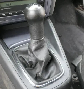 Golf 4 Bora Schaltknauf Schaltsack schwarz TDI Leder  klein - Bild 3