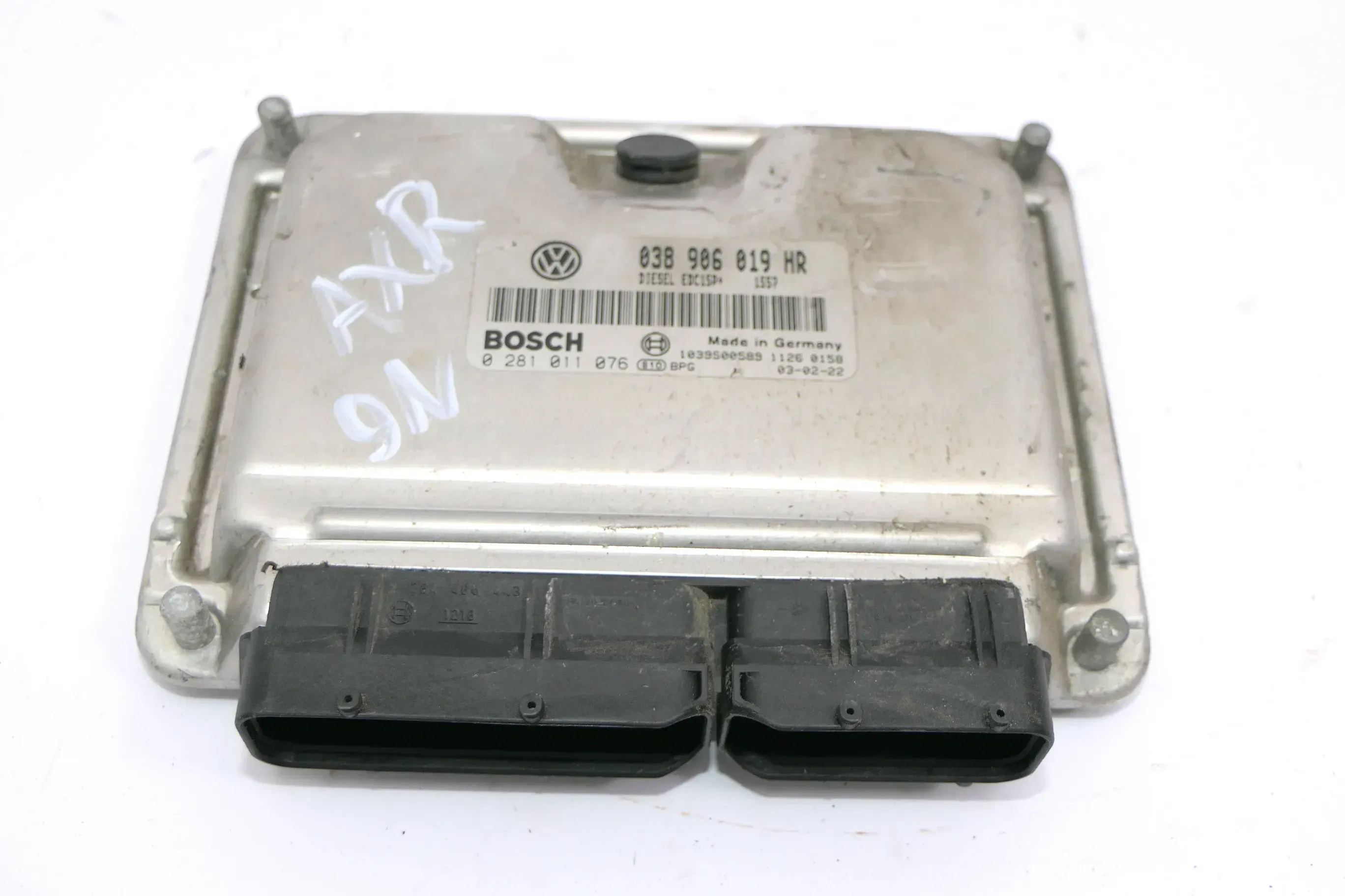 VW Polo 9N3 Steuergerät Motor 1,9 TDI 74kw 038906019HR AXR 101PS - Bild 1