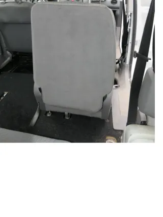Caddy 3 2K Sitz Rücksitz hinten rechts 1.Sitzreihe grau (hinterm Beifahrersitz) - Bild 3