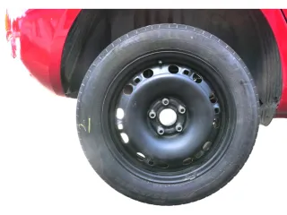 4x VW Polo 9N 6R Felgen Reifen 195/55 R15 85V Sommerreifen ca. 4-6mm - Bild 1