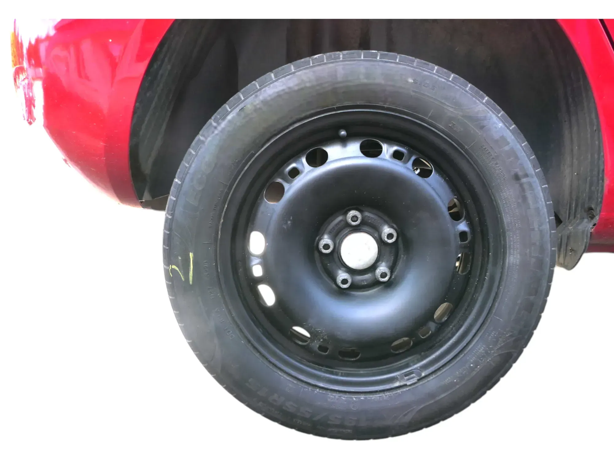 4x VW Polo 9N 6R Felgen Reifen 195/55 R15 85V Sommerreifen ca. 4-6mm - Bild 1