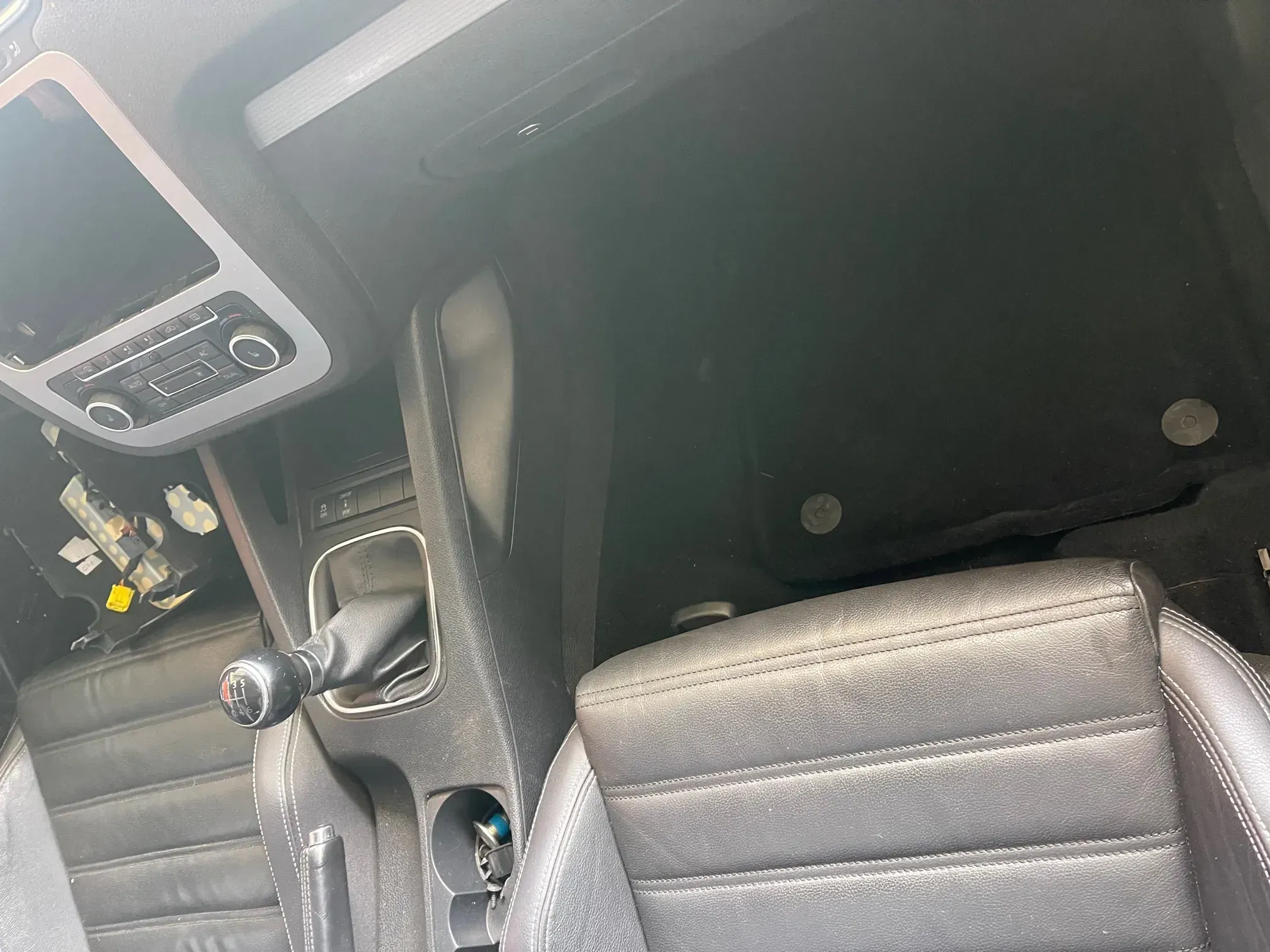 VW Scirocco Teppich Innenraumteppich Innen Bodenbelag schwarz - Bild 1