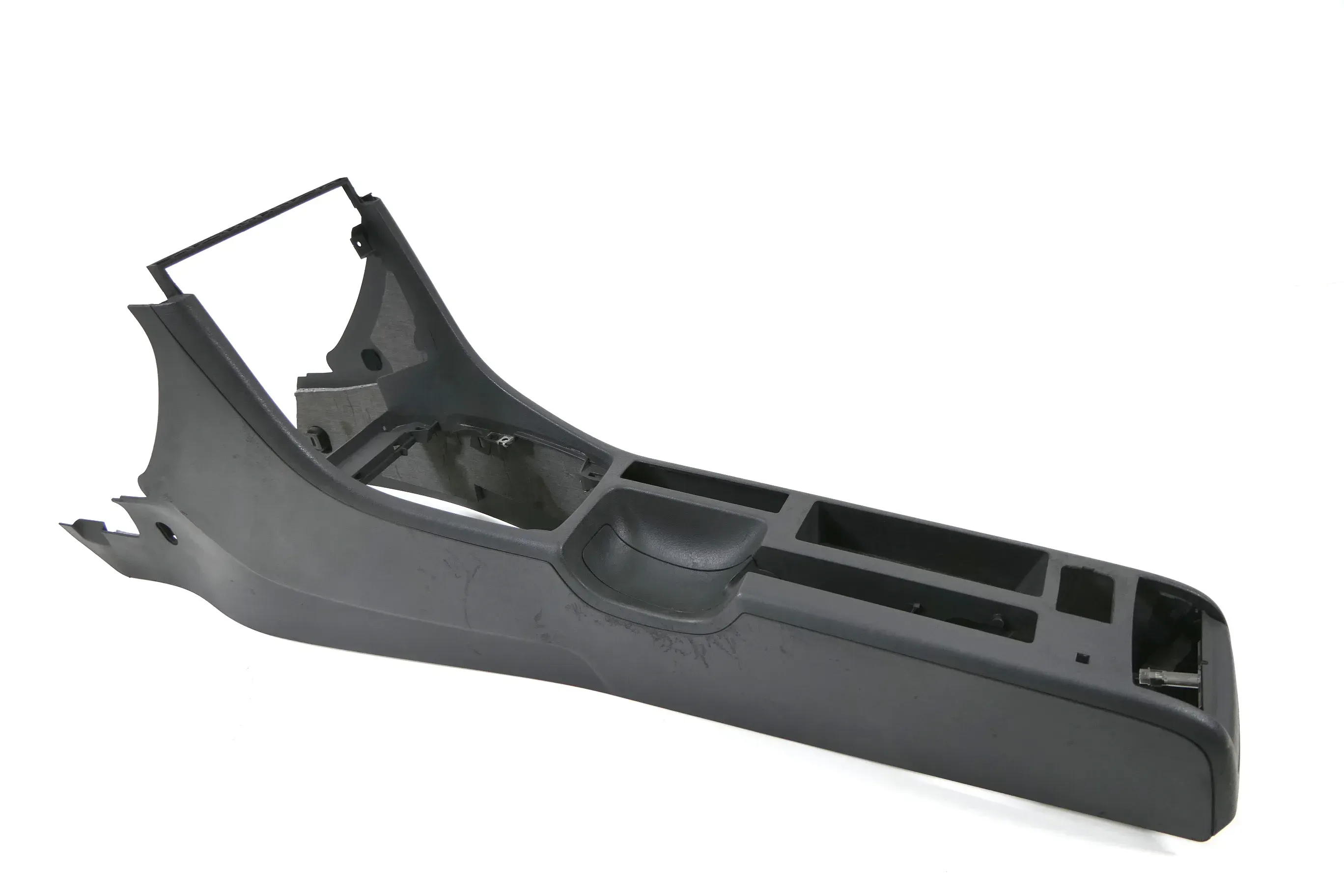 Audi A4 8E B6 B7 Mitteltunnel hinten Verkleidung um Handbremse Konsole schwarz C - Bild 1