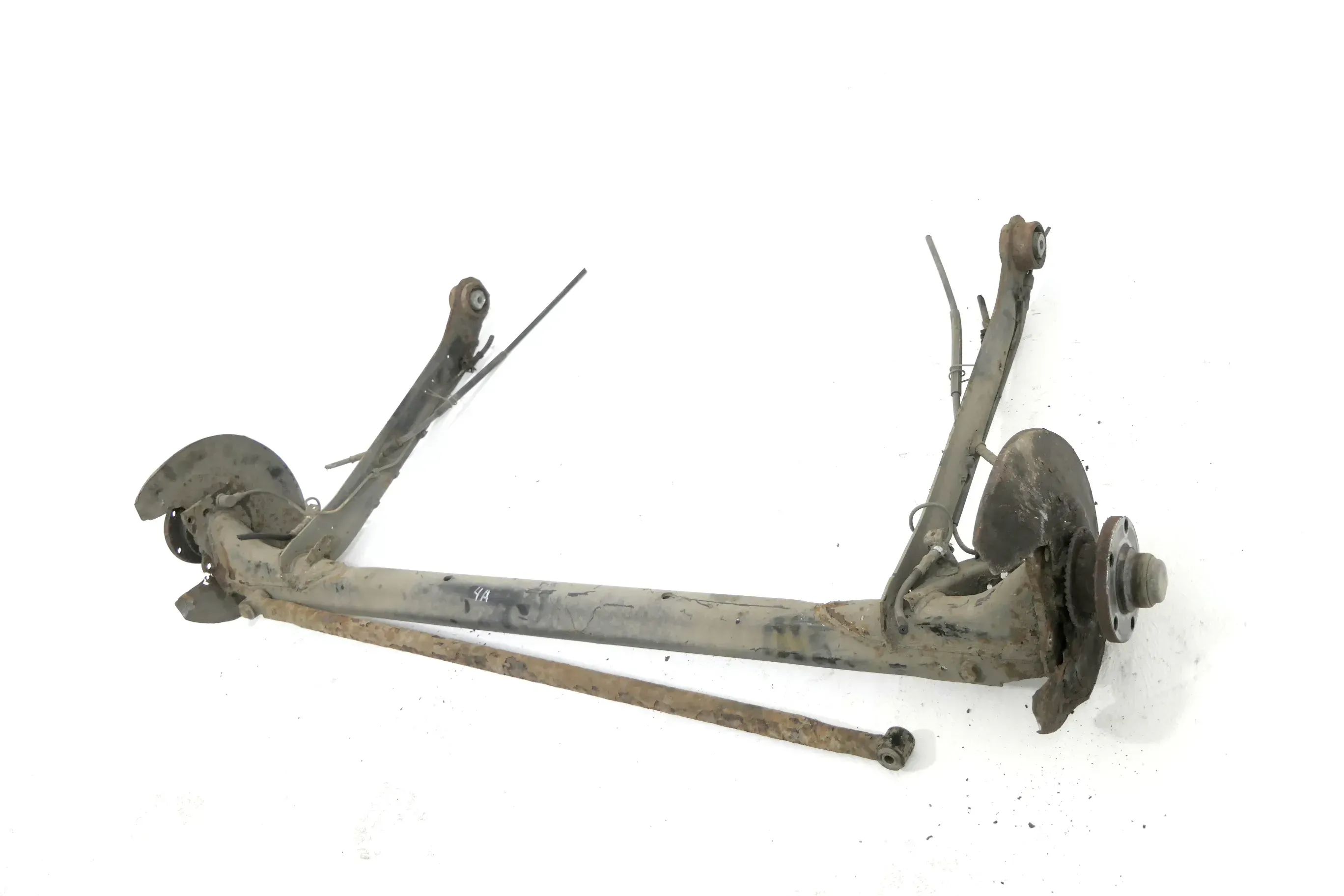 Audi A6 4A Achse hinten Hinterachse Scheibenbremse Hinterachskörper - Bild 1