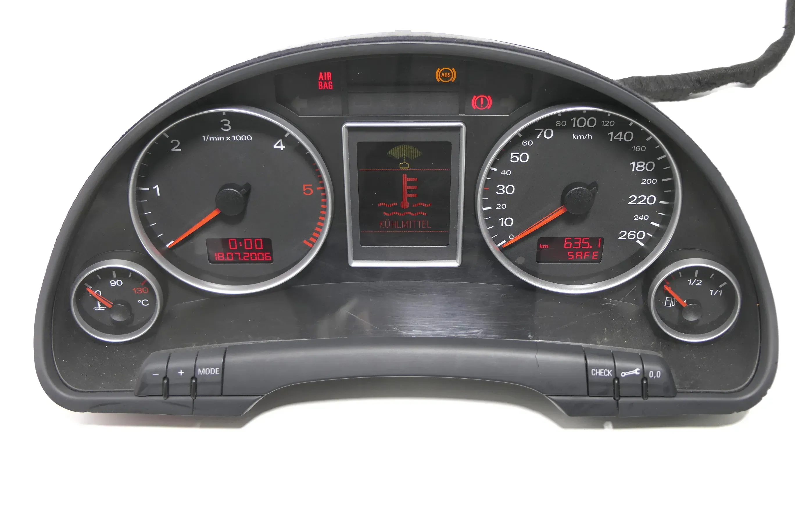 Audi A4 8E B7 Tacho Tachometer Kombiinstrument 8e0920932 248.000KM TDI Diesel - Bild 1