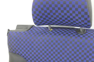 Audi A3 8L Sitz Sitze hinten Rückbank Rücksitzbank Sitzfläche Kopfstützen blau k - Bild 2