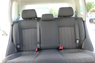VW Polo 9N 9N3 Sitz Rückbank Sitzfläche Sitze 3 Punkt Gurt hinten mit Kopfstütze - Bild 1