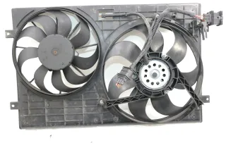 VW Polo 9N Fox Seat Ibiza 6l Kühler Lüfter Kühlerlüfter 6Q0959455H - Bild 1