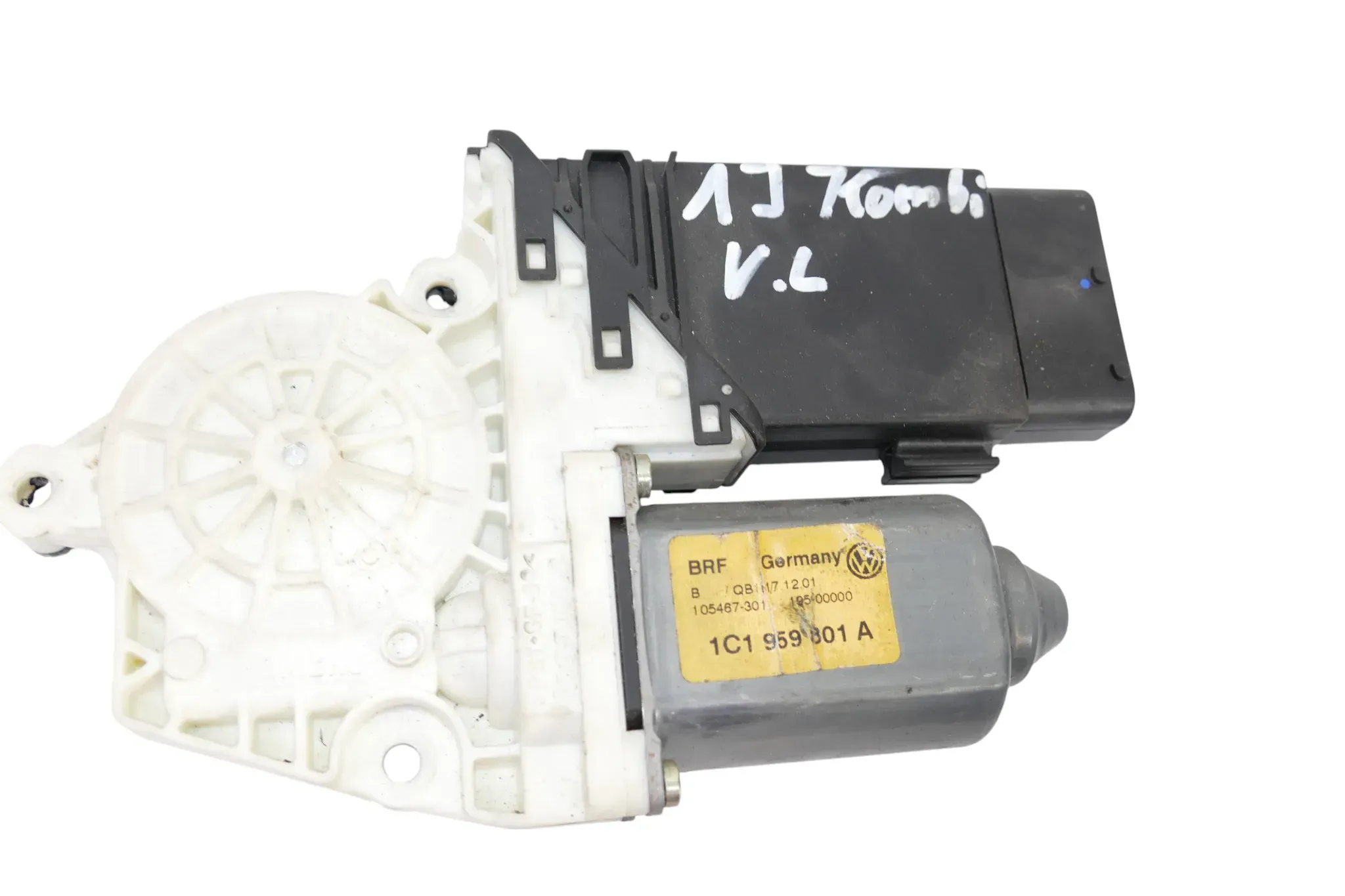 VW Golf 4 Leon ektrischer Fensterheber Motor vorne links 1C1959801A Bora - Bild 1