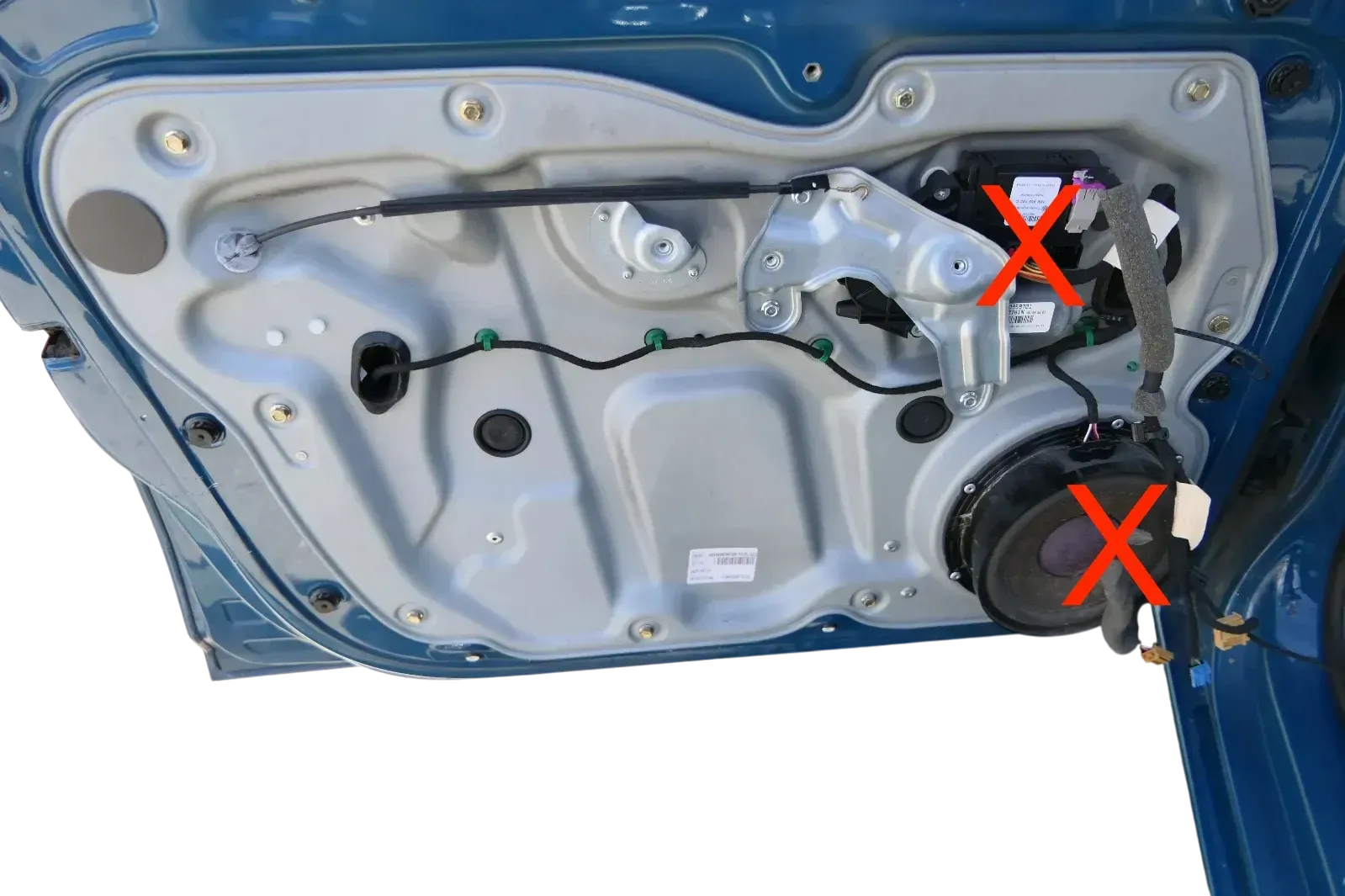 VW Caddy 2K elektrischer Fensterheber vorne links Fensterhebermodul OHNE MOTOR - Bild 1