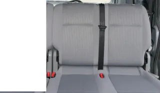 Caddy 3 2K Sitz Sitze Doppelsitzbank hinten rechts Rückbank 1.Sitzreihe - Bild 1