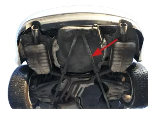 A4 B6 8E B7 Cabrio 8H Achse hinten rechts Hinterachse Diagonalstrebe Strebe - Bild 1
