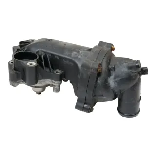 Audi A6 4F Wasserpumpe Thermostat Gehäuse 079121014F ## - Bild 2