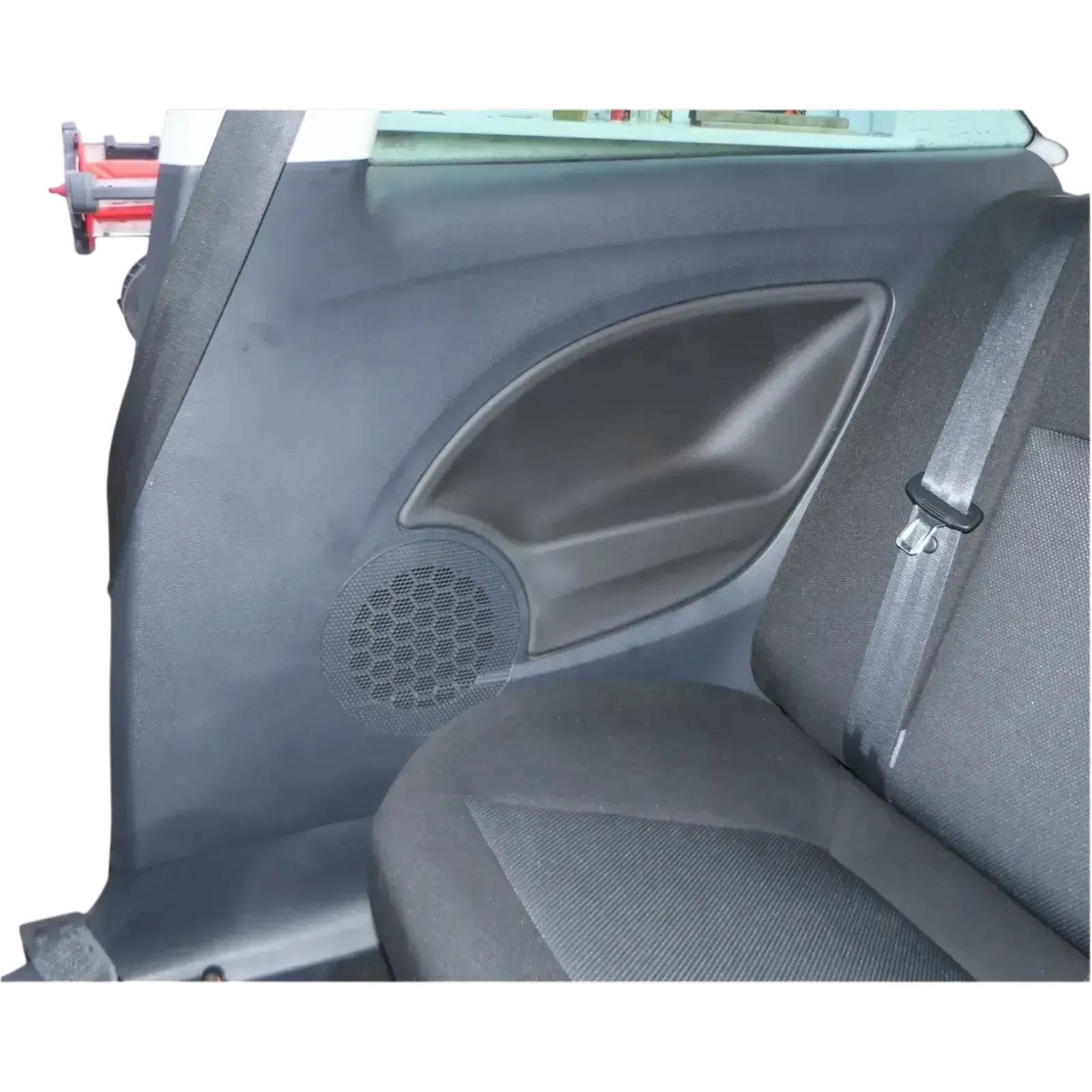 Seat Ibiza 6J Verkleidung hinten rechts 2/3-Türer Seite - schwarz karbonschwarz - Bild 1